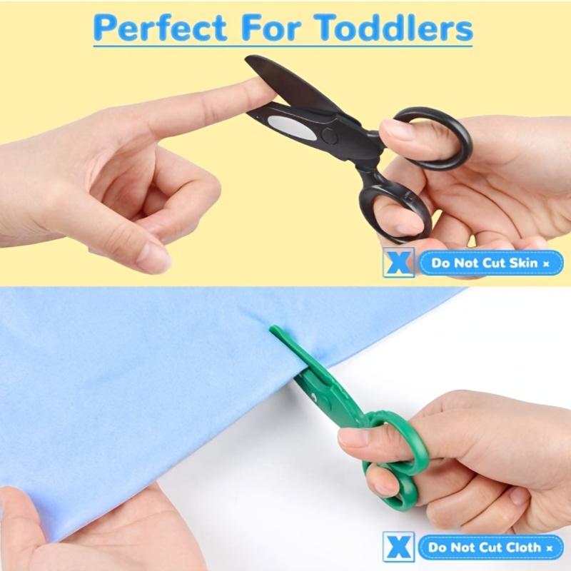 AliExpress Preschool Training Scissors,Children Safety Pre-School Safety Scissors Art Craft Scissors, view 5