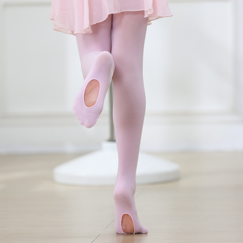 AliExpress Princess Baby Girls Ballet Tights High Elasticity Dance Pantyhose With Hole Spring Autumn Women Infant Kids Students Stockings, view 4