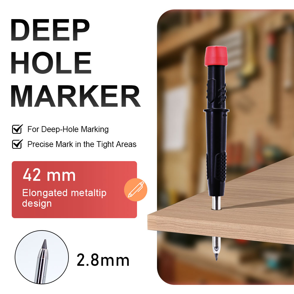 AliExpress Carpenter's Pencil Set with Deep-Hole Leads, view 5