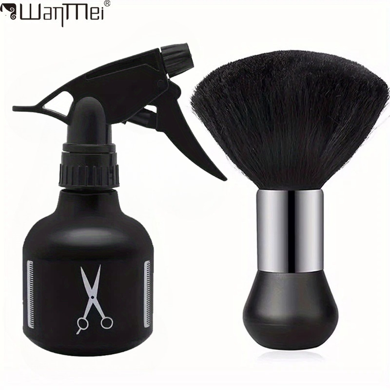 AliExpress Barber Kit with Neck Duster and Spray Bottle