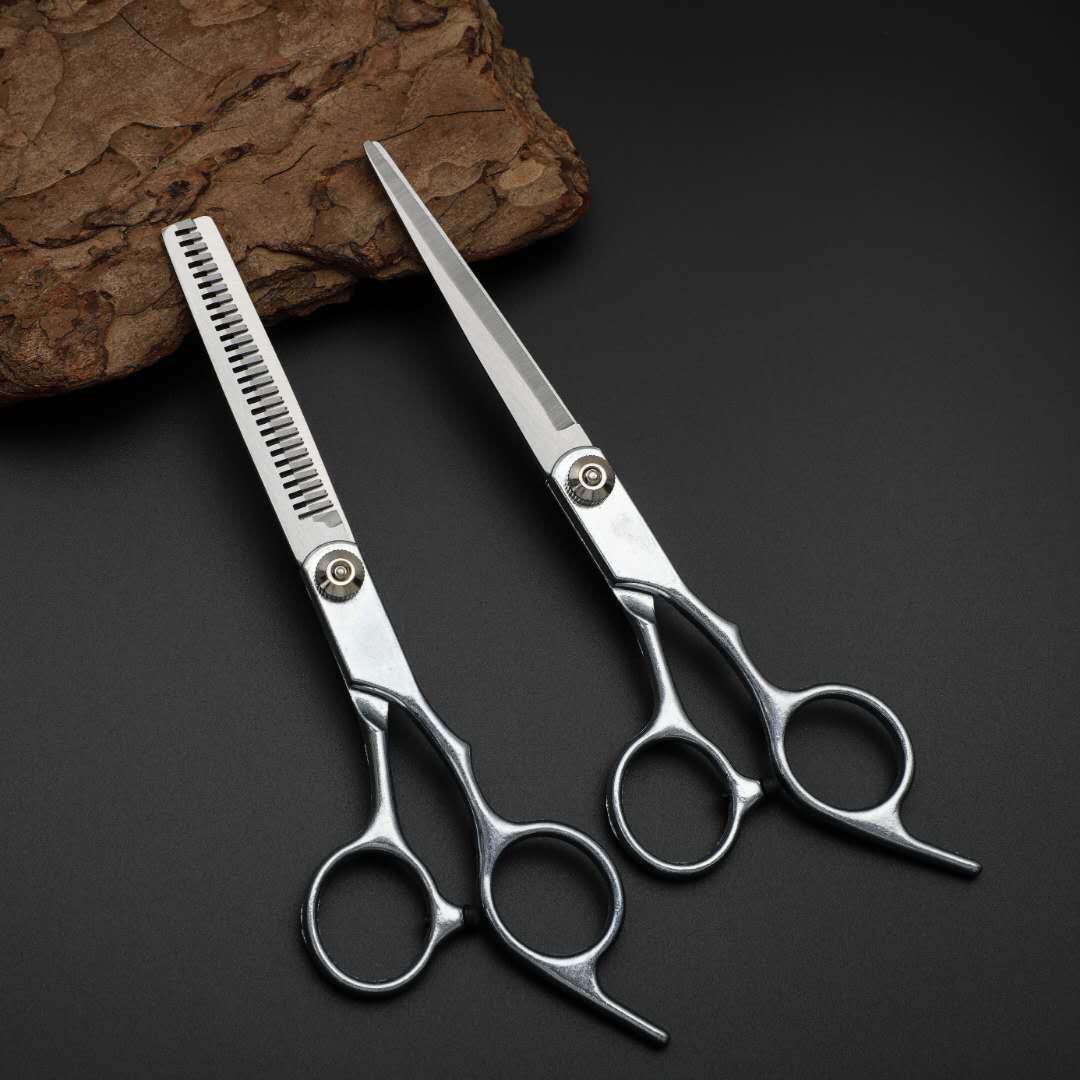 AliExpress Barber Scissors and Thinning Shears Set (6 in), view 2