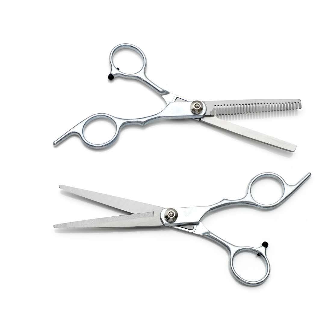 AliExpress Barber Scissors and Thinning Shears Set (6 in), view 4