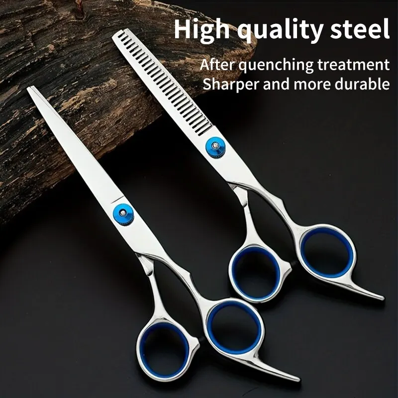 AliExpress Stainless Steel Hairdressing Cutting and Thinning Scissors, view 4
