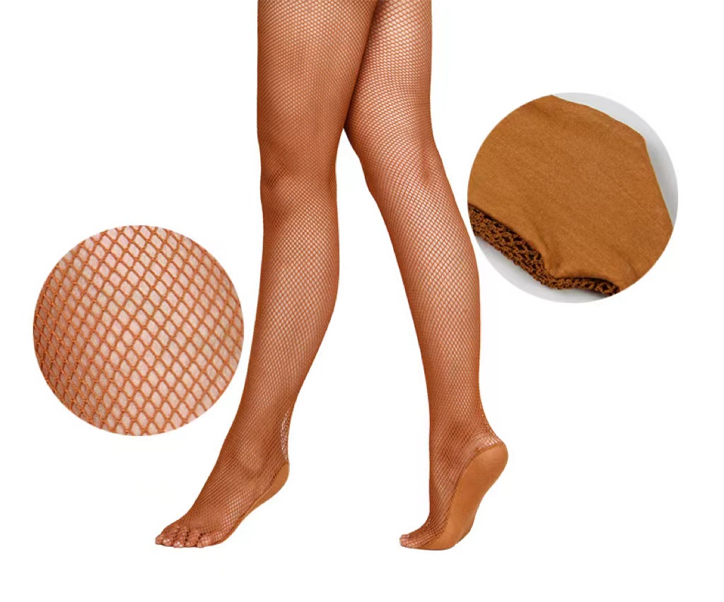 AliExpress Professional Hard Mesh Tights Latin Dance Fishnet Stockings Competition Special Pantyhose Sole Non Slip Bone Line Oxford Socks