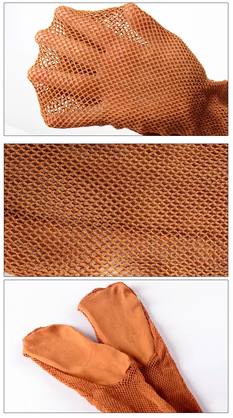 AliExpress Professional Hard Mesh Tights Latin Dance Fishnet Stockings Competition Special Pantyhose Sole Non Slip Bone Line Oxford Socks, view 5