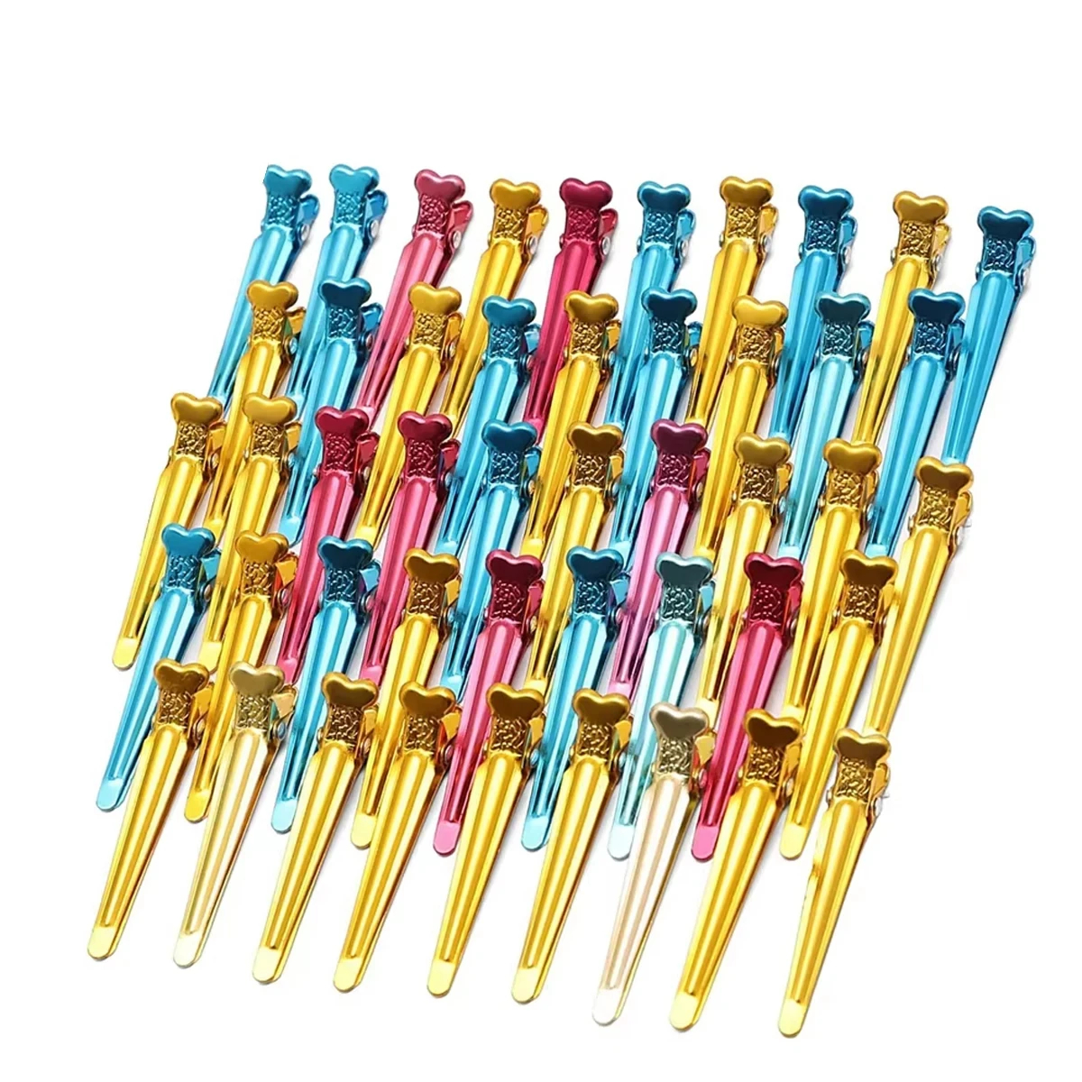 AliExpress Heat-Resistant Metal Salon Hair Clip Set, view 2