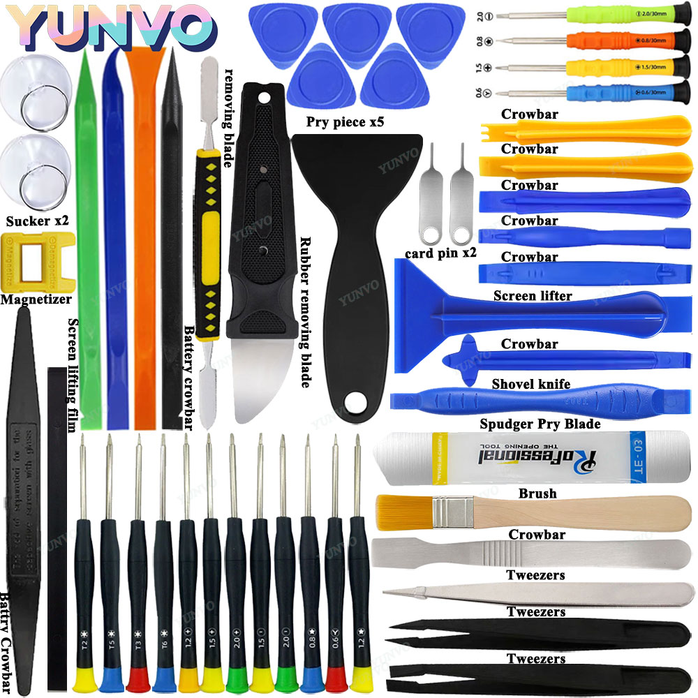 AliExpress Professional Mobile Phone Repair Tool Kit, Precision Screwdriver Set for iPhone Android, Multi-Function Disassembly Opening Tool