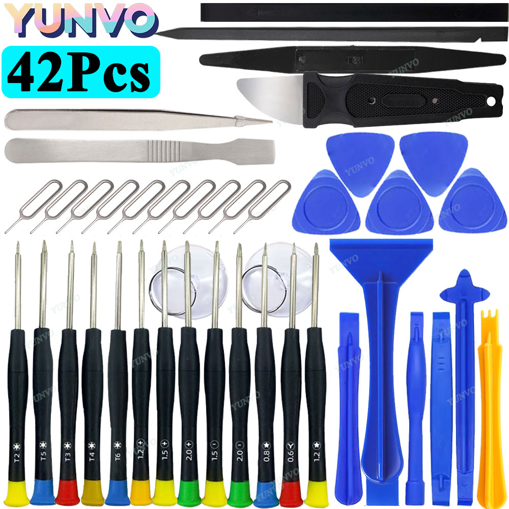 AliExpress Professional Mobile Phone Repair Tool Kit, Precision Screwdriver Set for iPhone Android, Multi-Function Disassembly Opening Tool, view 2