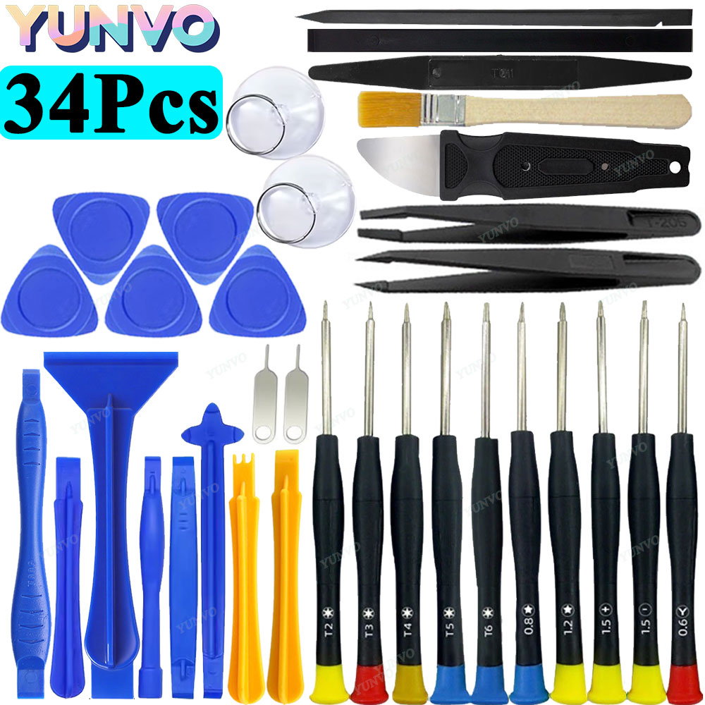 AliExpress Professional Mobile Phone Repair Tool Kit, Precision Screwdriver Set for iPhone Android, Multi-Function Disassembly Opening Tool, view 3