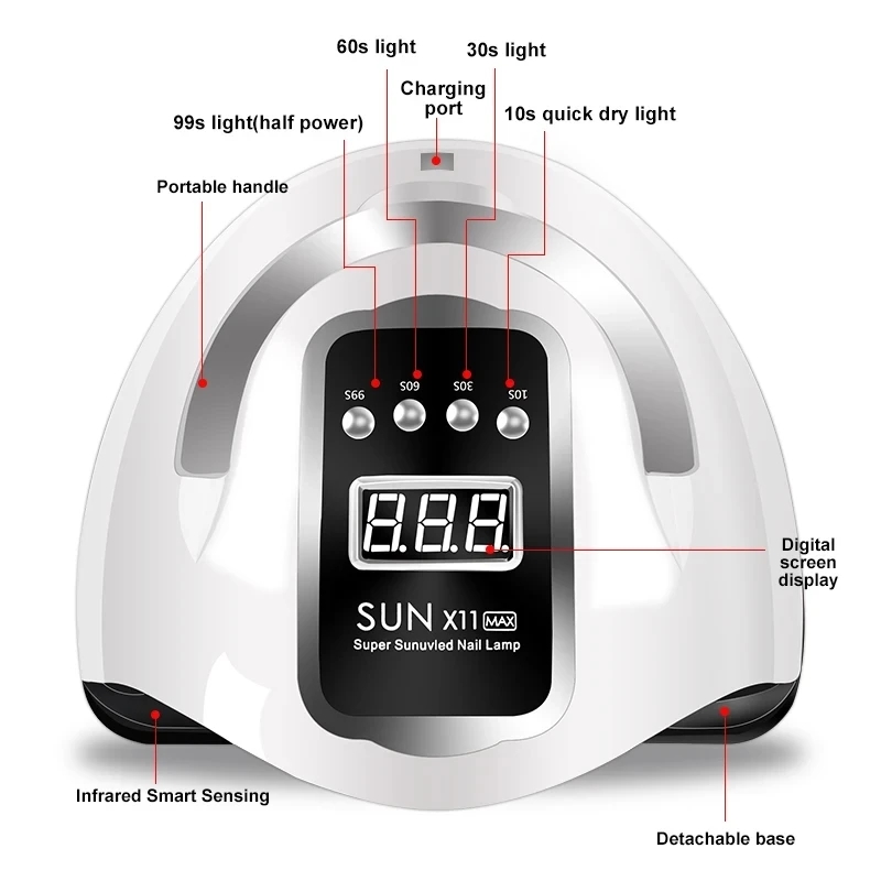 AliExpress Infrared Sensor LED Gel Nail Lamp, view 2