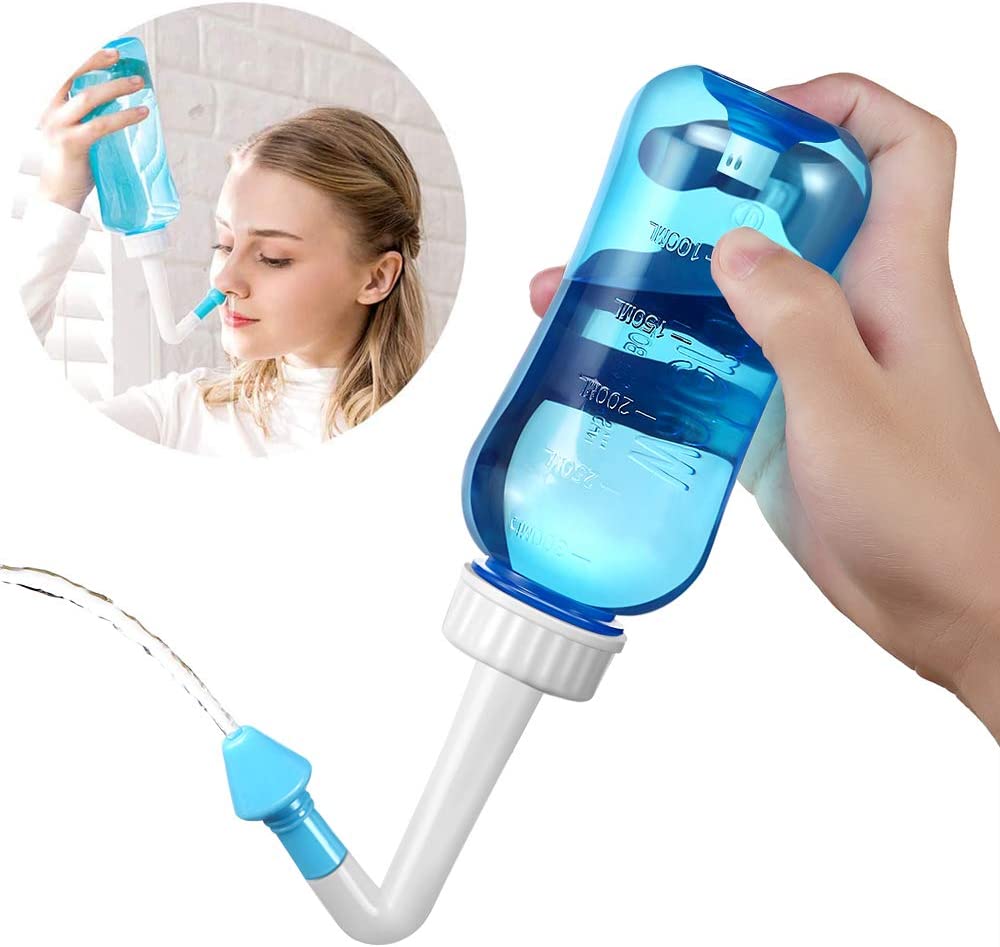 AliExpress Professional Nose Wash Cleaner Nasal Irrigator Rinse Bottle Protector Avoid Allergic Rhinitis Adults Children care Neti Pots, view 2