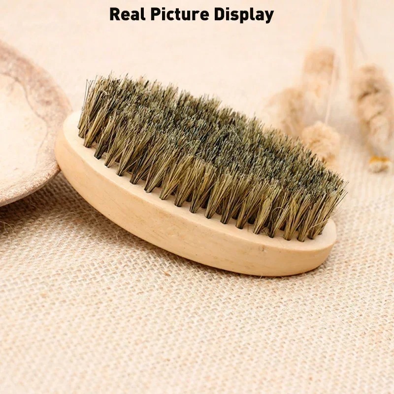 AliExpress Boar Bristle Beard Shaving Brush and Comb Kit, view 4
