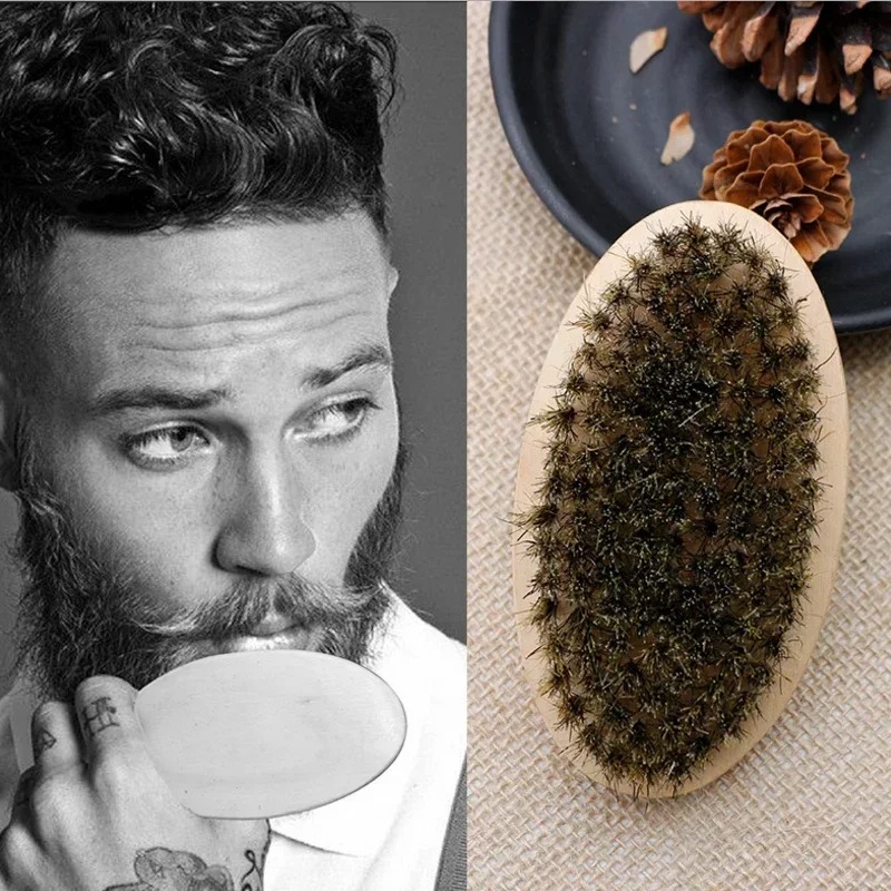 AliExpress Boar Bristle Beard Shaving Brush and Comb Kit, view 5