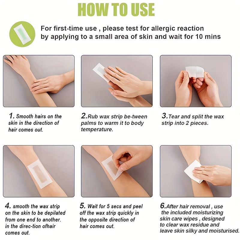 AliExpress Cold Hair Removal Strips for Legs and Body, view 5