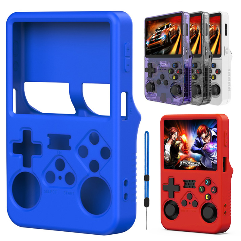 AliExpress Protective case For R36S Silicone Case Soft 360° drop protection Case For R36s Handheld Game Console Accessories