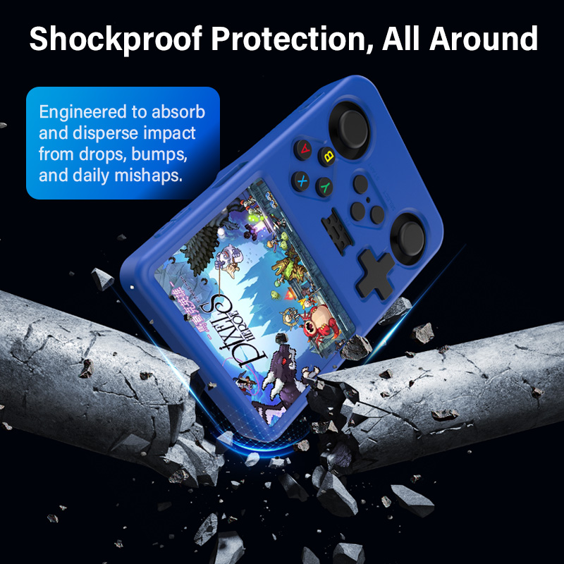 AliExpress Protective case For R36S Silicone Case Soft 360° drop protection Case For R36s Handheld Game Console Accessories, view 4
