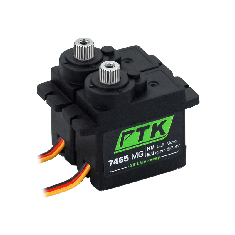 AliExpress PTK 7465W MG 9g digital servo Metal gear waterproof HV 5kg fixed wing RC Car Helicopter Robot servo 180° 1/8 servo, view 3
