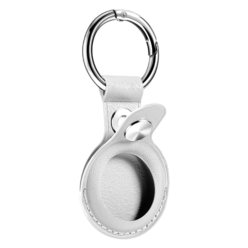 AliExpress PU Leather AirTag Case with Metal Pendant, view 5