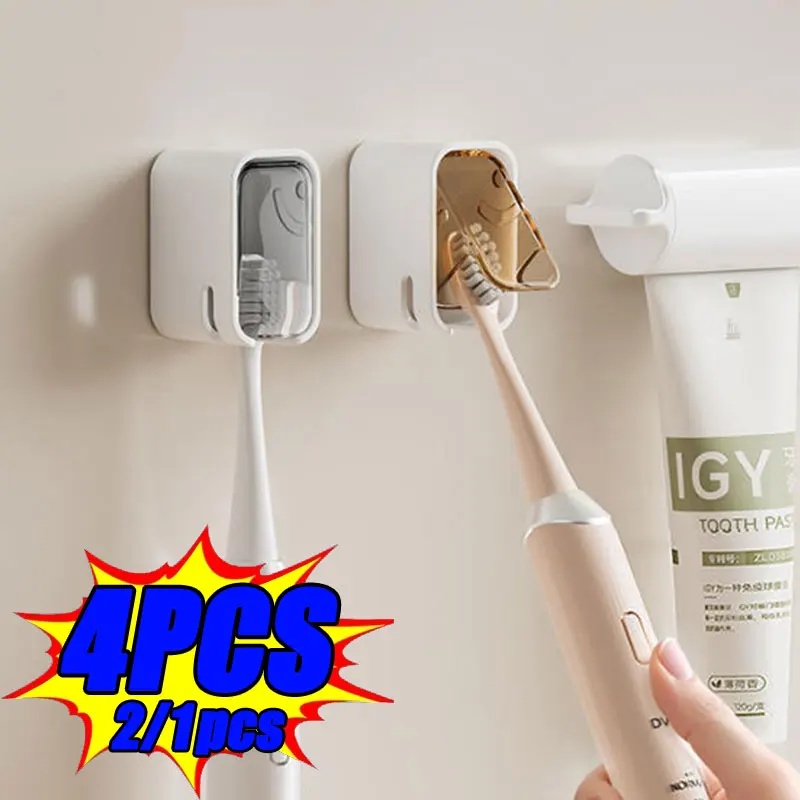 AliExpress Punch-Free Wall-Mounted Toothbrush Holder, view 2
