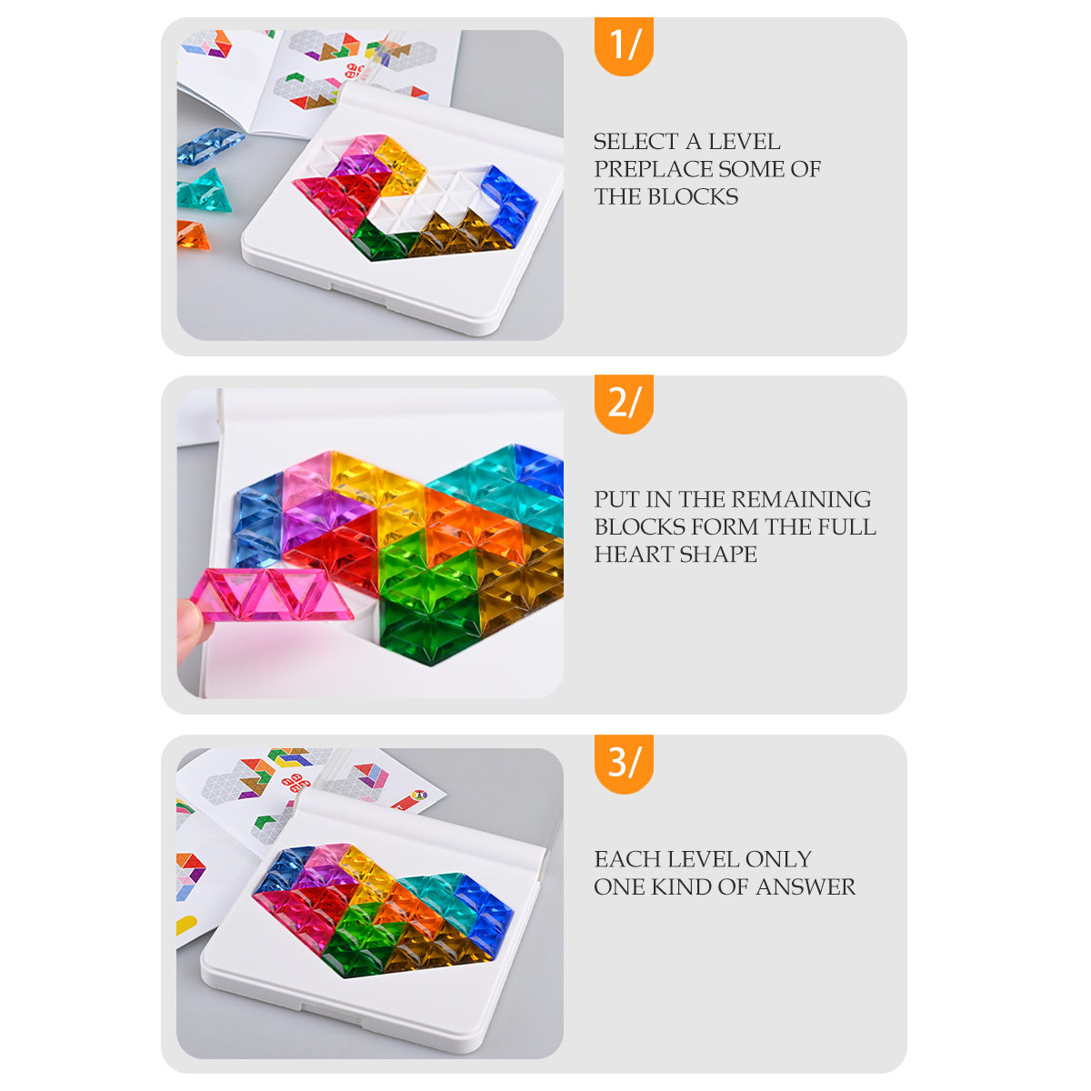 AliExpress Puzzle Toys. Logical Thinking Training Fun Tabletop Games Multiple Shapes Colors, Advanced Level Gifts for Boys and Girls, view 4