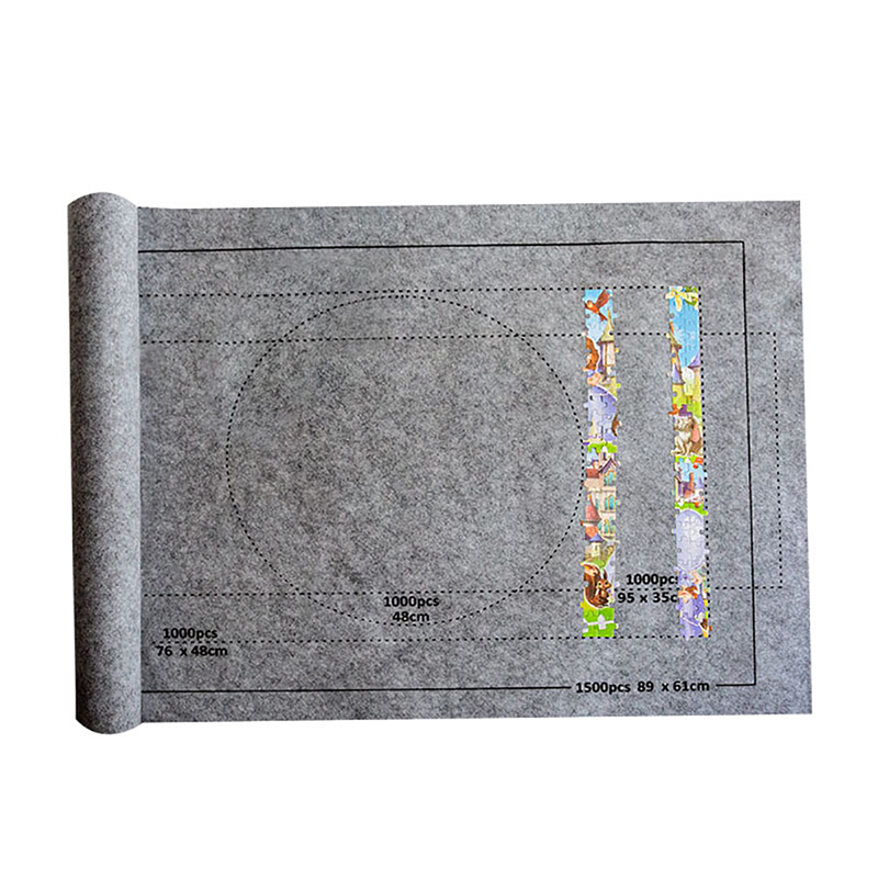 AliExpress Puzzles Pad Jigsaw Roll Felt Mat Playmat Puzzles Blanket For Up To 1500 Pcs Puzzle Accessories New Portable Mat (Only Mat), view 5