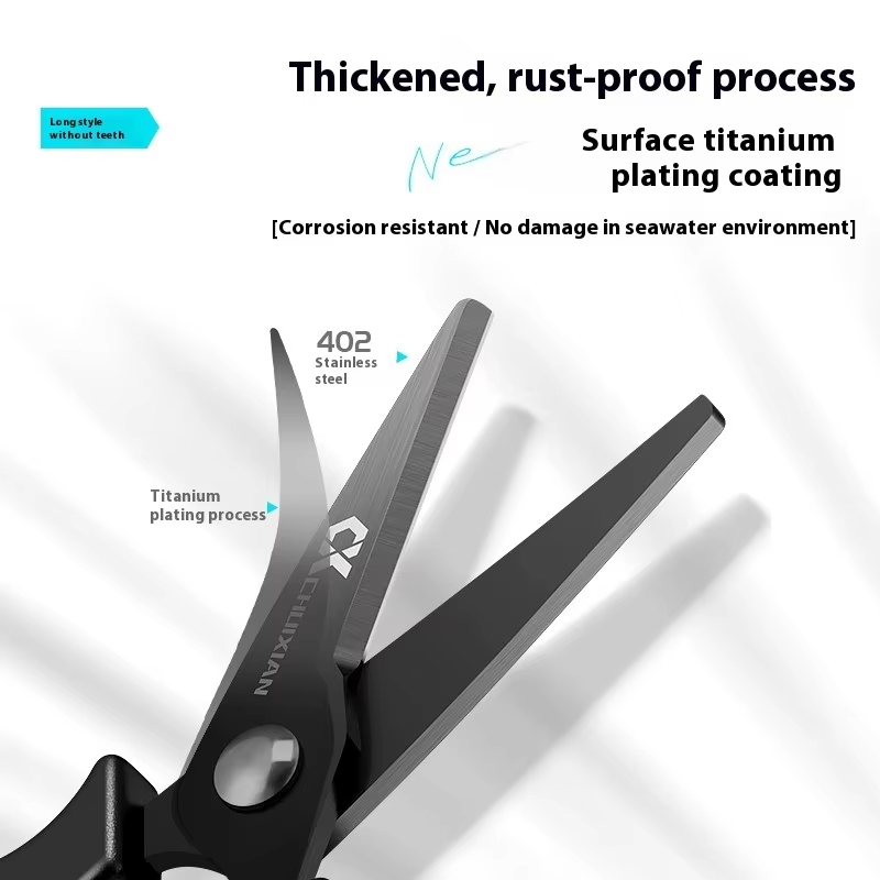 AliExpress QAJTAO Titanium-Plated Fishing Line Scissors, view 4