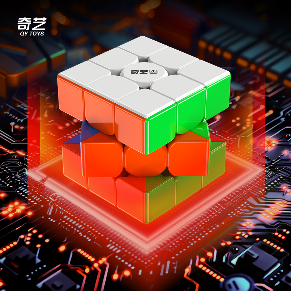 AliExpress Qiyi Warrior M UV 3X3 Magnetic Magic Speed Cube Toys Qiyi Warrior UV Puzzle Professional Game Children's Toy, view 4