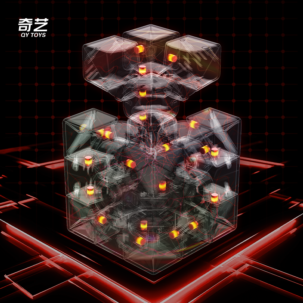 AliExpress Qiyi Warrior M UV 3X3 Magnetic Magic Speed Cube Toys Qiyi Warrior UV Puzzle Professional Game Children's Toy, view 5