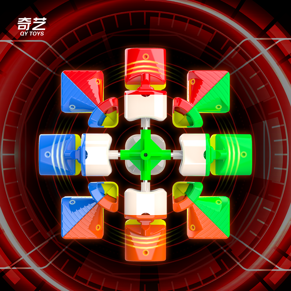 AliExpress Qiyi Warrior M UV 3X3 Magnetic Magic Speed Cube Toys Qiyi Warrior UV Puzzle Professional Game Children's Toy, view 6