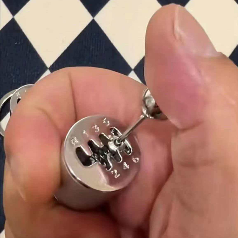 AliExpress QMetal Six-Speed Gear Shifter Keychain, view 2