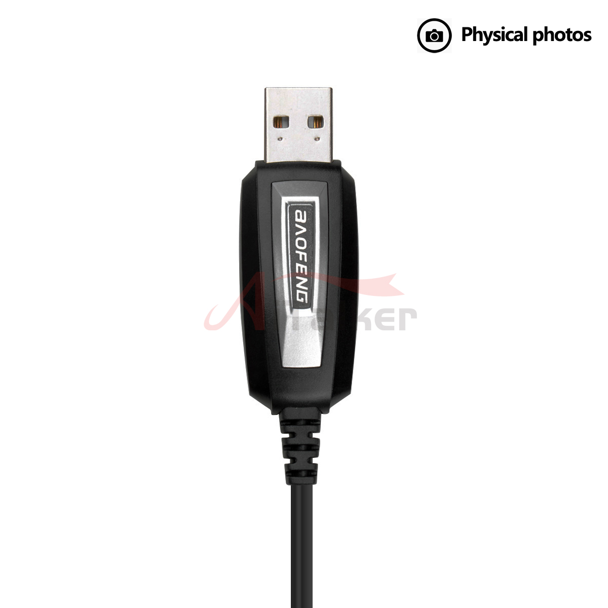 AliExpress Quansheng UVK5 UVK6 UV5RPlus Original Baofeng USB Programming Cable With Driver CD For UV-5R BF-888S UV-82 Walkie Talkie, view 6