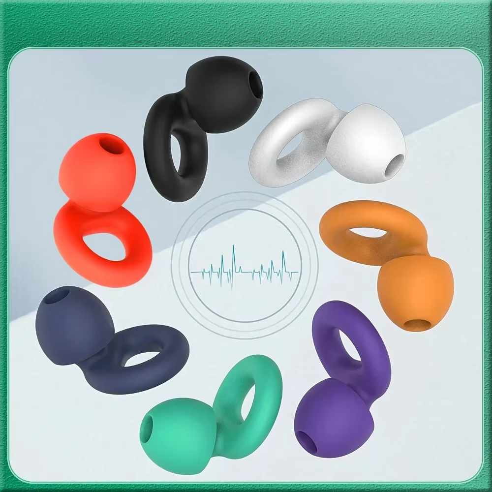 AliExpress Reusable Silicone Noise-Reducing Earplugs (8 Tips)