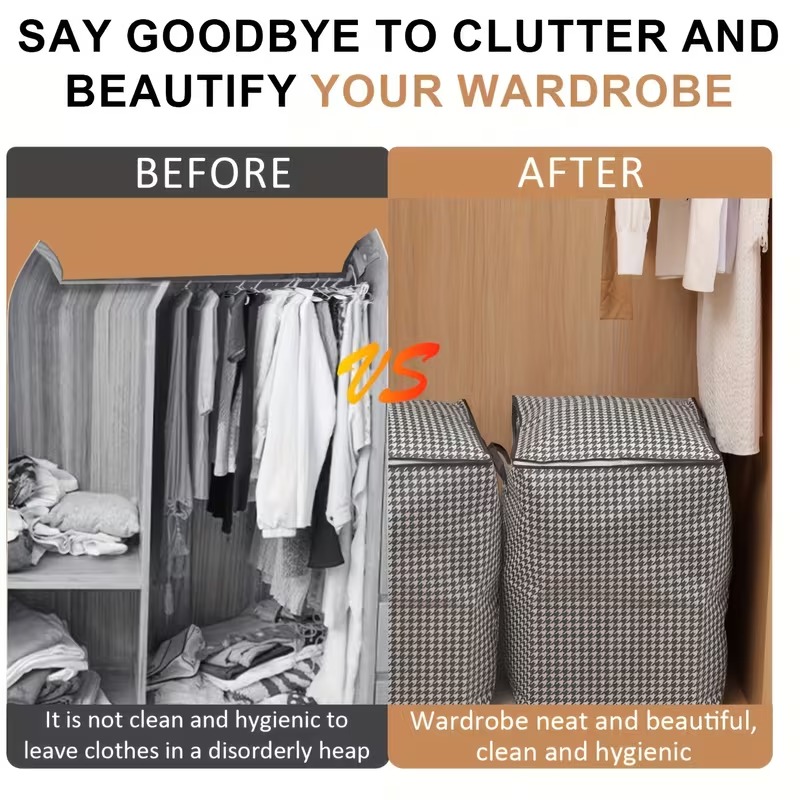 AliExpress Dustproof Quilt and Bedding Storage Box, view 5