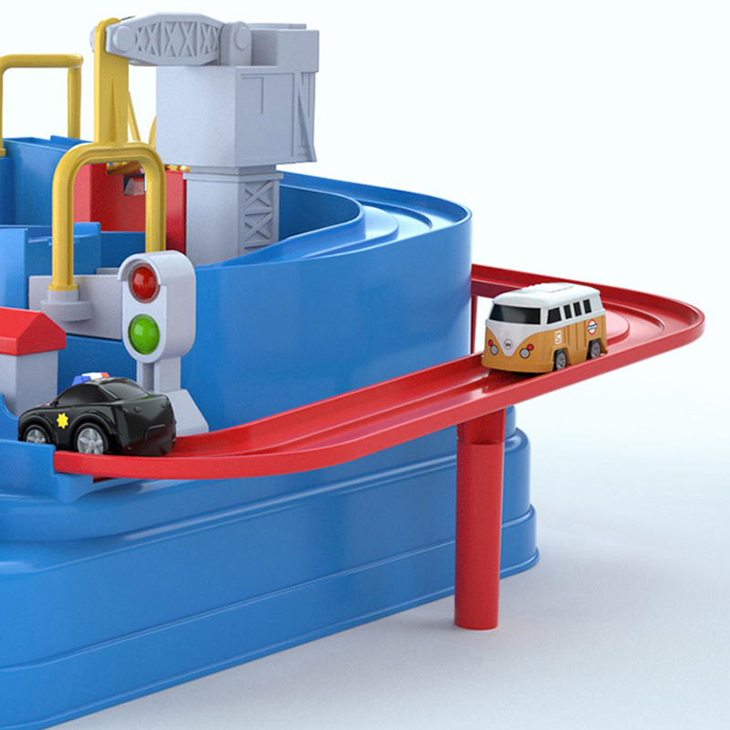 AliExpress Racing Rail Car Model Educational Toys Children Track Adventure Game Brain Mechanical Interactive Train Animals Space Rocket Toy, view 6