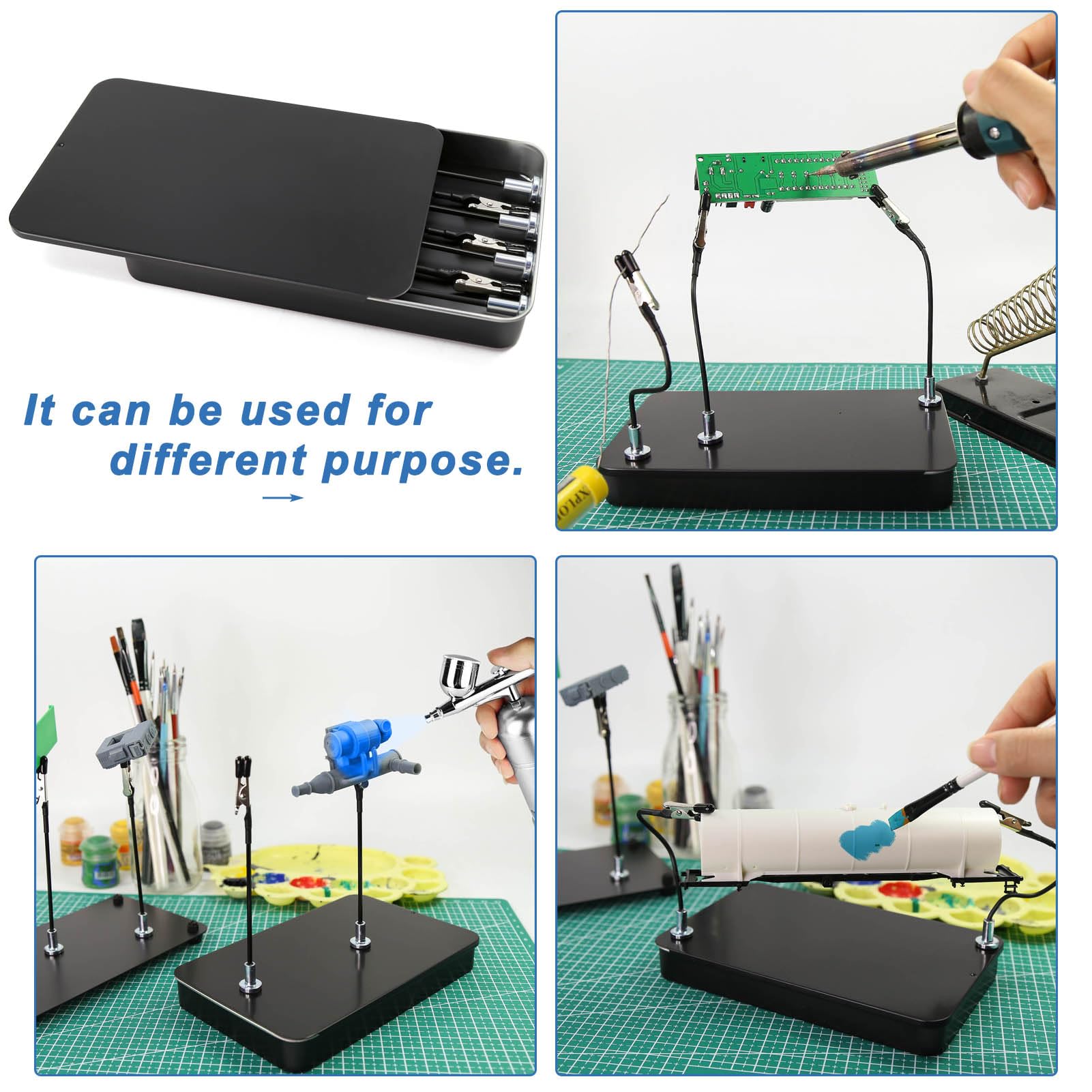 AliExpress Rafford 12-Piece Bendable Alligator Clip Stand Set, view 4