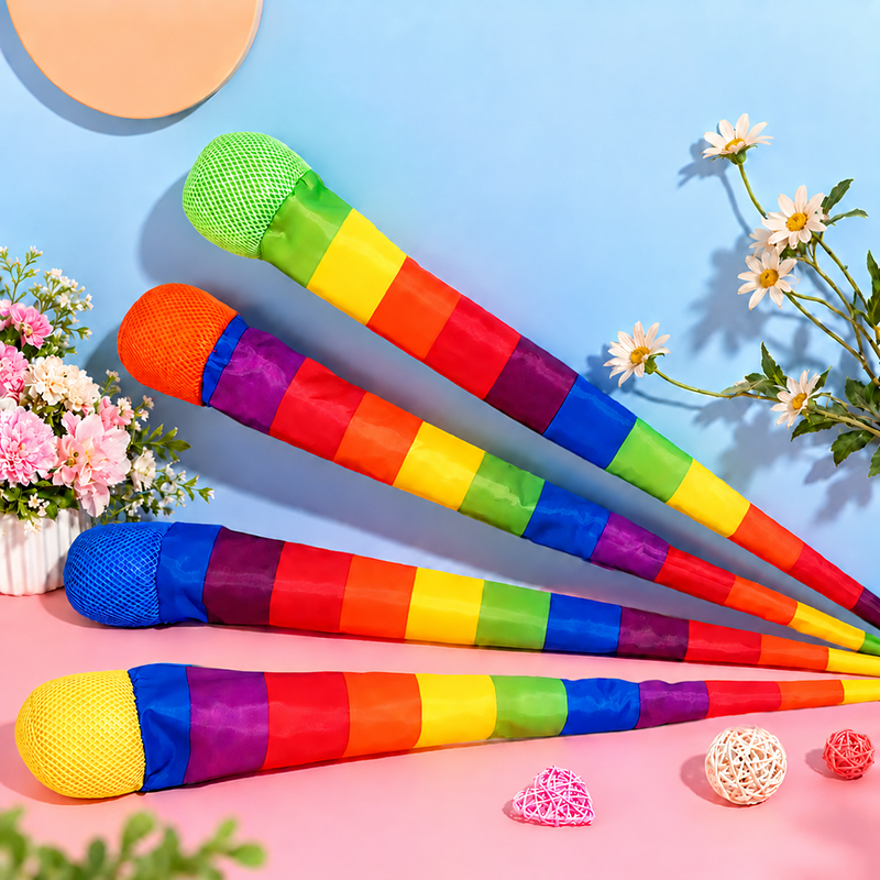 AliExpress Rainbow Comet Ball Soft Tail 65cm Indoor Outdoor Sport Ball Throwing Receiving Ball Park Sports Relax Coordination Training Ball, view 4