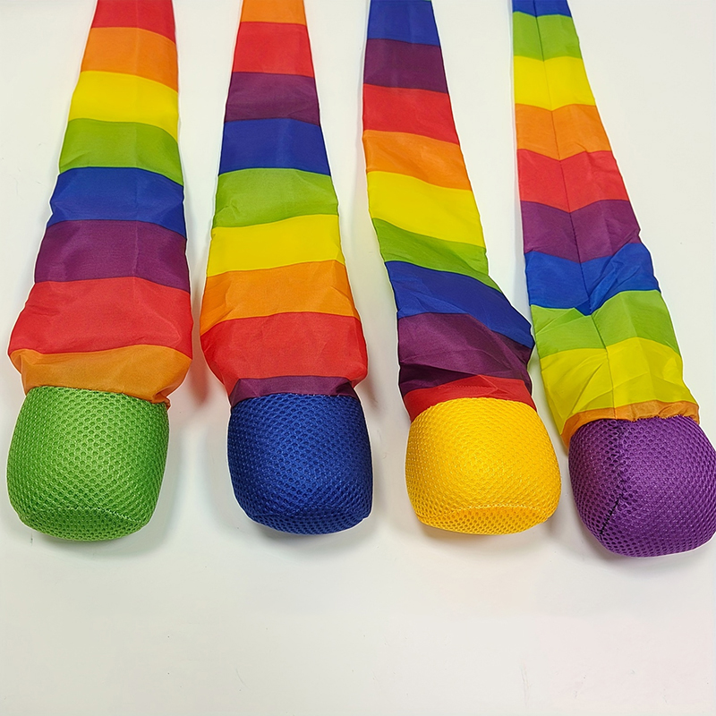 AliExpress Rainbow Comet Ball Soft Tail 65cm Indoor Outdoor Sport Ball Throwing Receiving Ball Park Sports Relax Coordination Training Ball, view 5