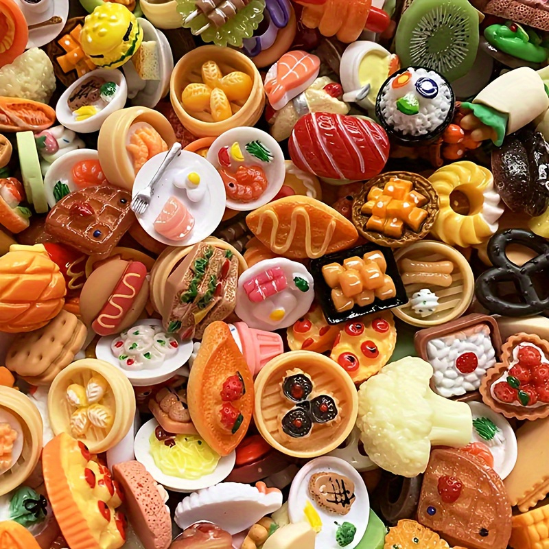AliExpress Random Miniature Dollhouse Supermarket Food Snacks Mini Cake Wine Drink Food Accessories Kids Gift, view 5