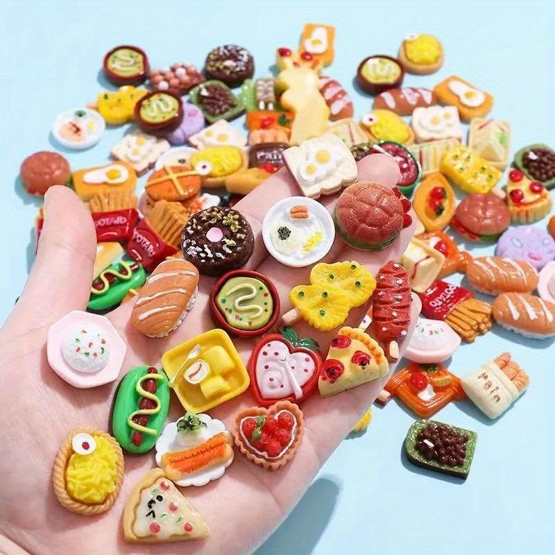 AliExpress Random Miniature Dollhouse Supermarket Food Snacks Mini Cake Wine Drink Food Accessories Kids Gift, view 6