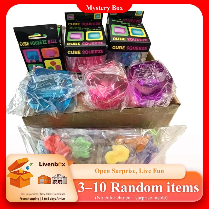 AliExpress Random Sensory Fidget Stress Relief Squeeze Blind Box Soft Slow Rising Squishies Stretchy Pinch Ball Calming Anxiety Gift Desk Decor for Kids and Adults, view 2