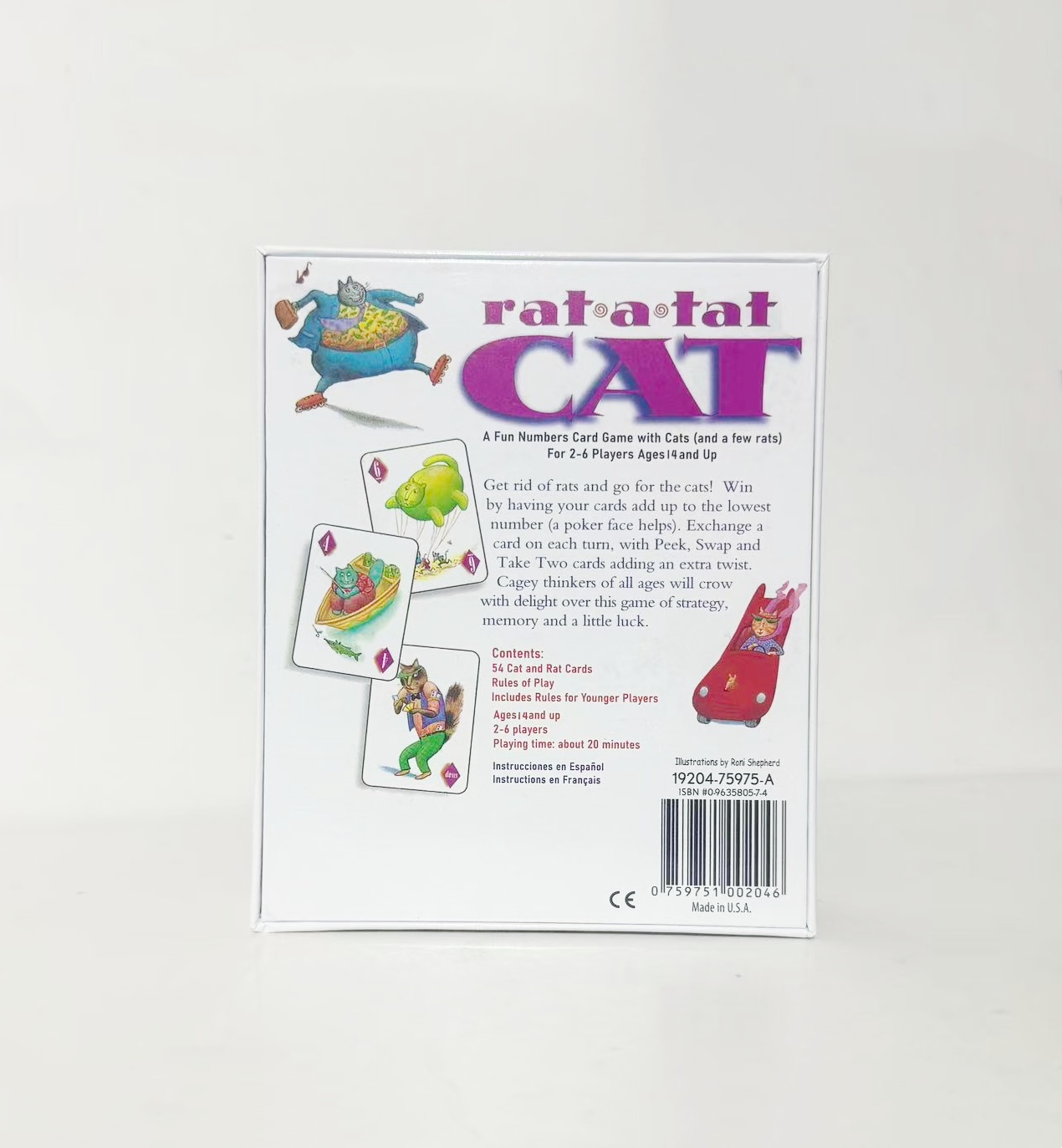 AliExpress Rat a Tat Cat - Fun Numbers card Game with Cats (and a few rats) | Memory & Strategy Quick Play Card Game for Family Game Night, view 2