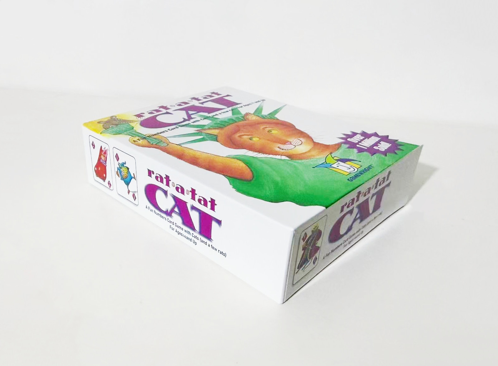 AliExpress Rat a Tat Cat - Fun Numbers card Game with Cats (and a few rats) | Memory & Strategy Quick Play Card Game for Family Game Night, view 3