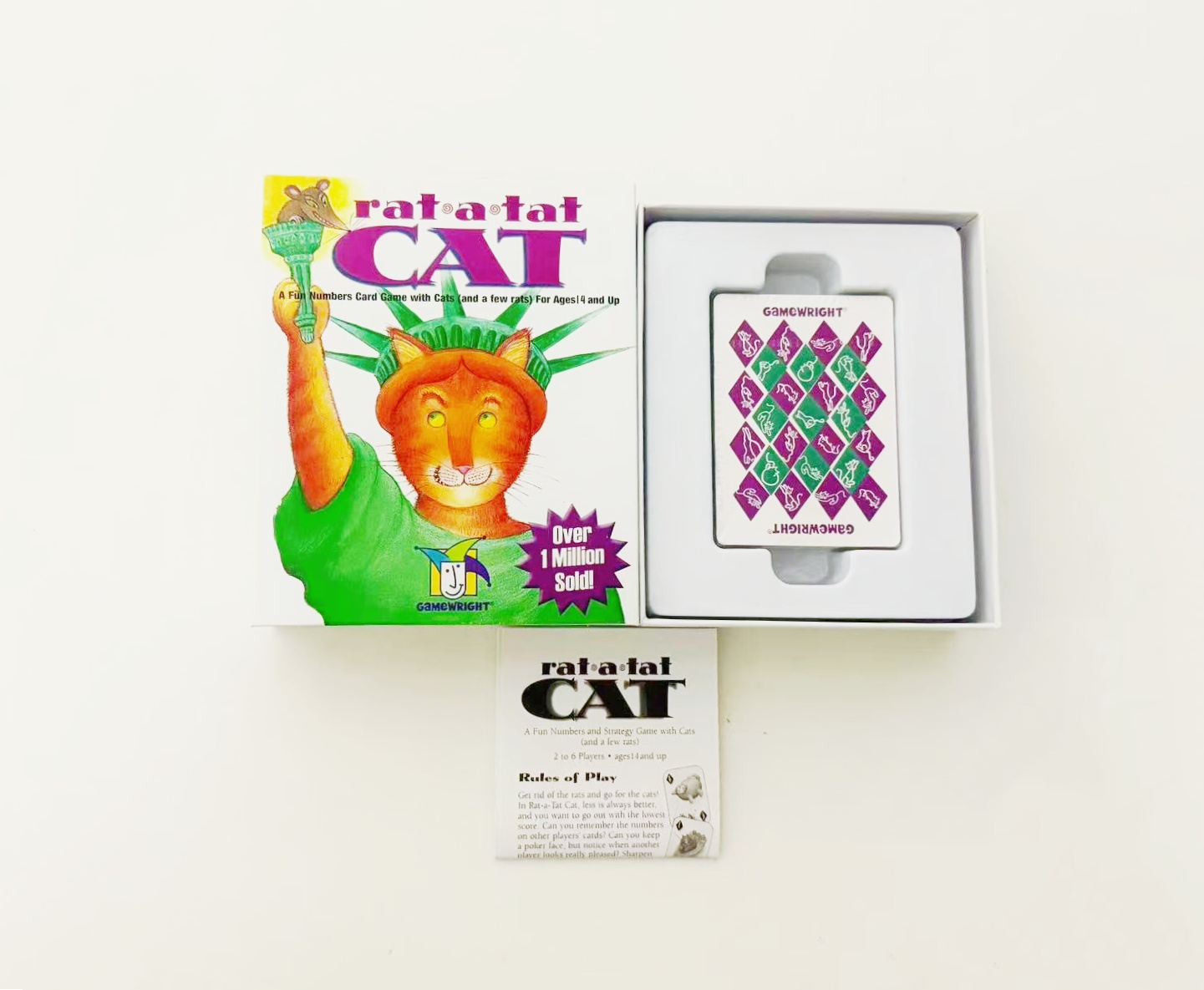 AliExpress Rat a Tat Cat - Fun Numbers card Game with Cats (and a few rats) | Memory & Strategy Quick Play Card Game for Family Game Night, view 5
