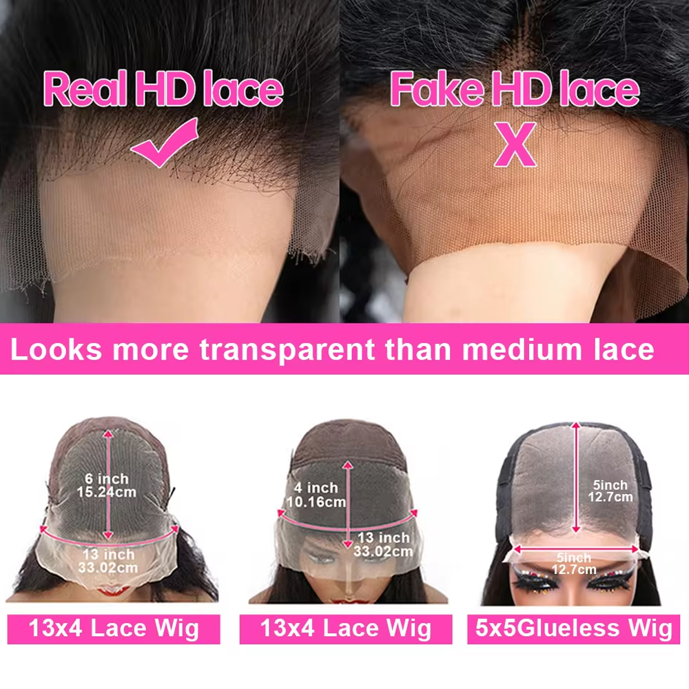 AliExpress Raw Peruvian Body Wave 250% Density 40 42 inch 13x6 HD Lace Front Human Hair Wigs 13x4 Frontal Wigs Women Glueless Closure Wigs, view 5