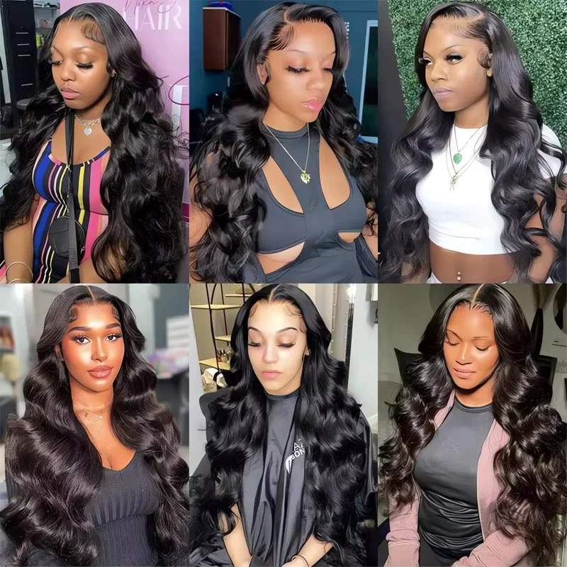AliExpress Raw Peruvian Body Wave 250% Density 40 42 inch 13x6 HD Lace Front Human Hair Wigs 13x4 Frontal Wigs Women Glueless Closure Wigs, view 6