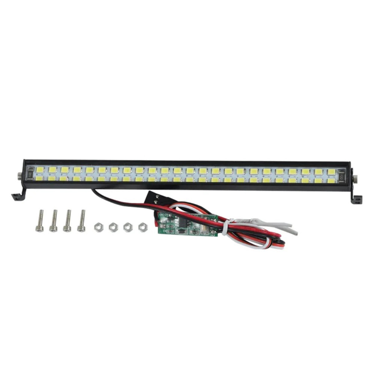 AliExpress RC Car Super Bright LED Light Bar Roof Lamp CH3 Control for 1/10 RC Crawler Car Axial SCX10 Capra TRX4 TRX6 D90 CC01 YK4102, view 6