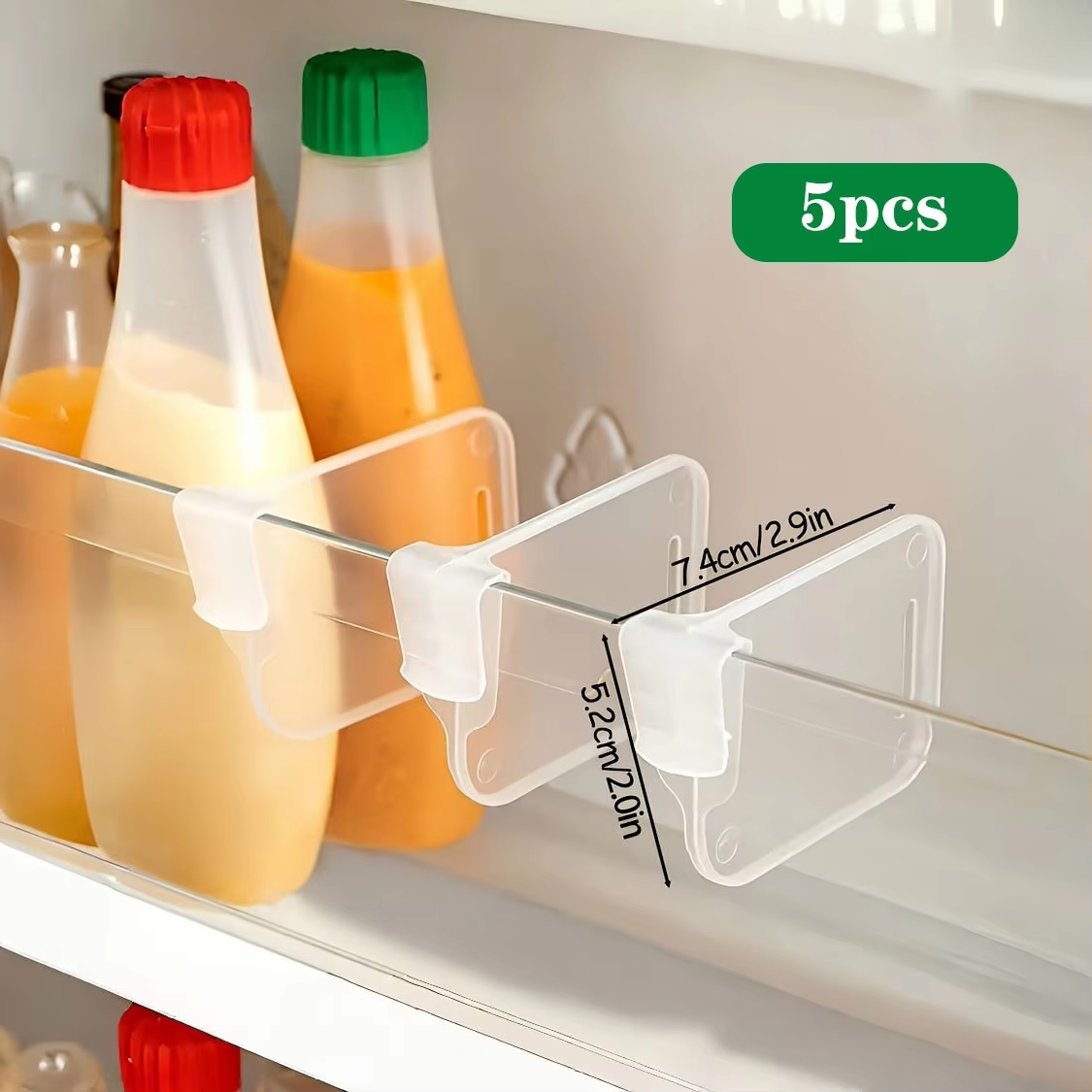 AliExpress Adjustable Snap-On Refrigerator Divider Clip, view 6