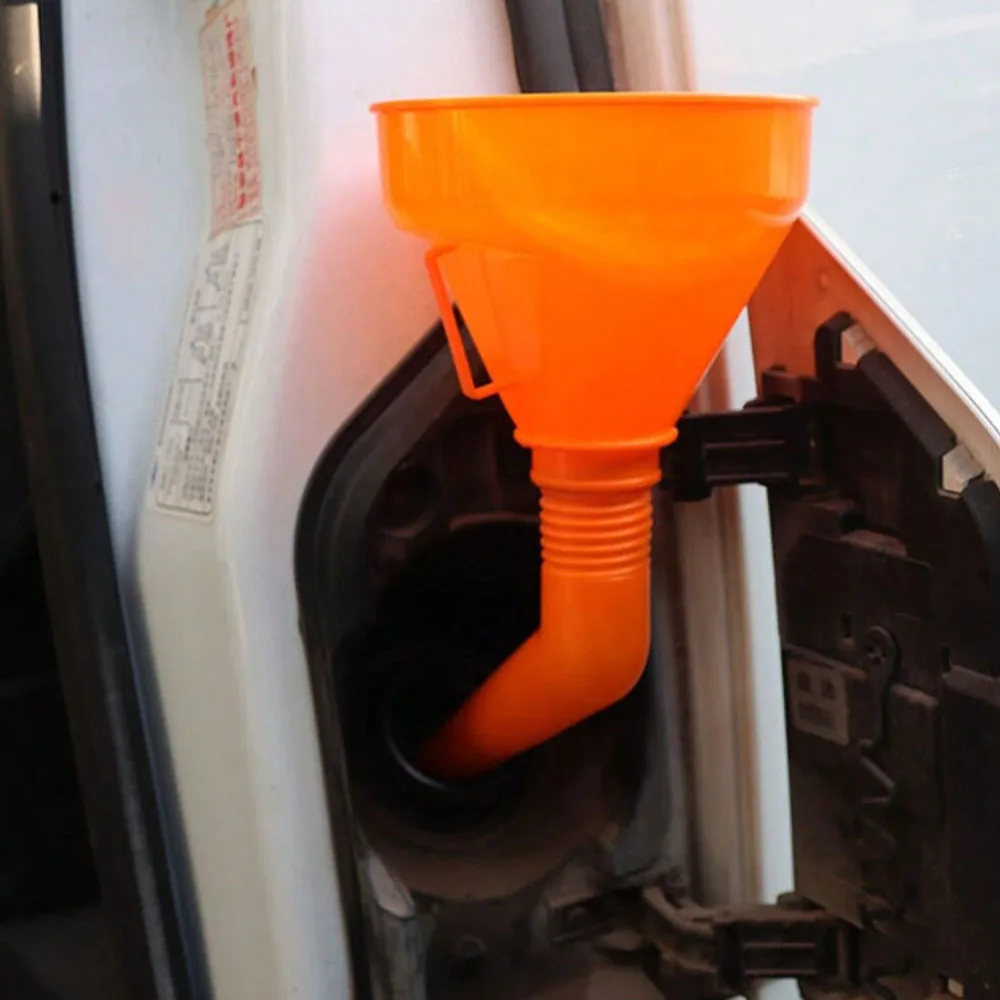 AliExpress Refueling Funnel with Filter Motorcycle Refuel Engine Oil Funnel Moto Car Long Mouth Funnels Car Repair Filling Tools, view 3