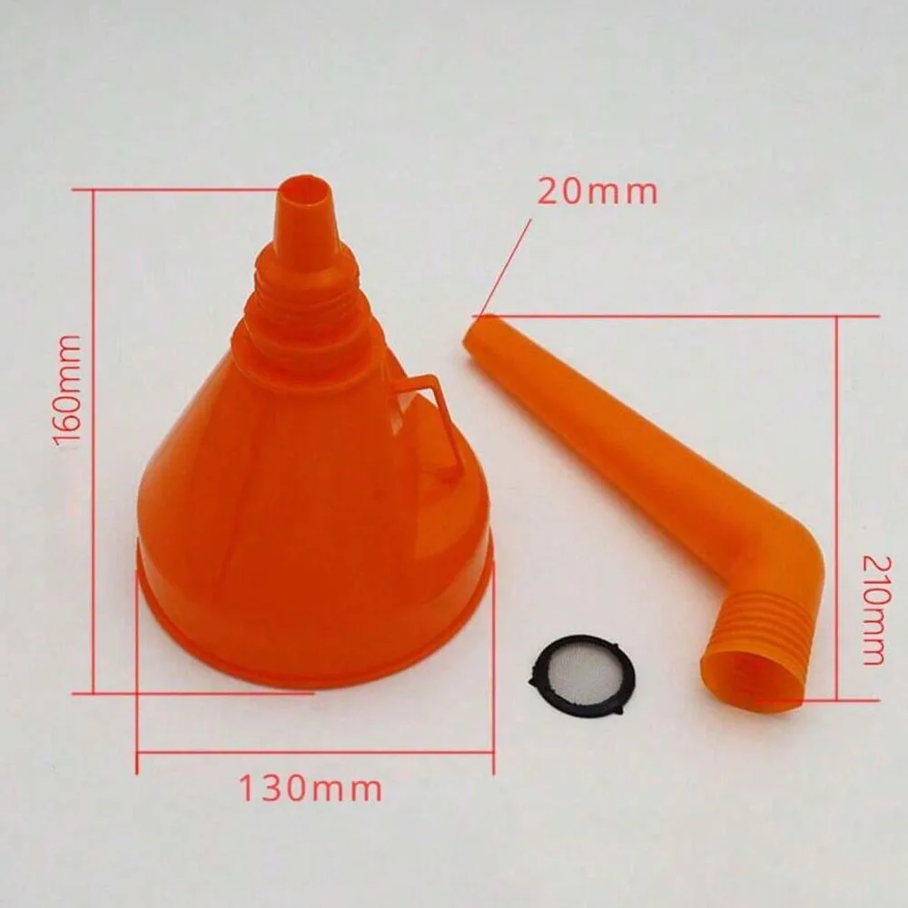 AliExpress Refueling Funnel with Filter Motorcycle Refuel Engine Oil Funnel Moto Car Long Mouth Funnels Car Repair Filling Tools, view 4