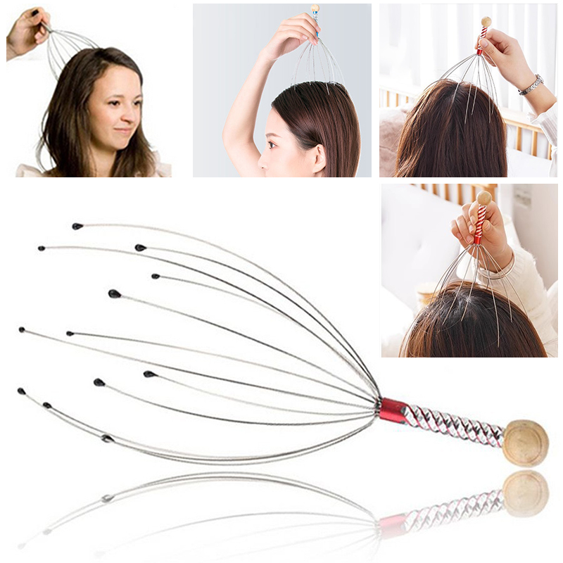 AliExpress Stainless Steel Octopus Claw Scalp Massager, view 2